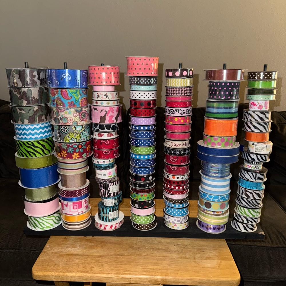 Mixed Decorative Ribbon Bundle - Assorted Colors and Patterns